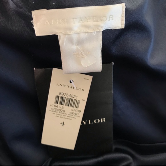 Ann Taylor Navy Strapless Cocktail Dress - Picture 5 of 6